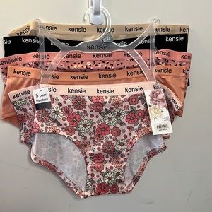 Kensie 5pk tag free hipsters